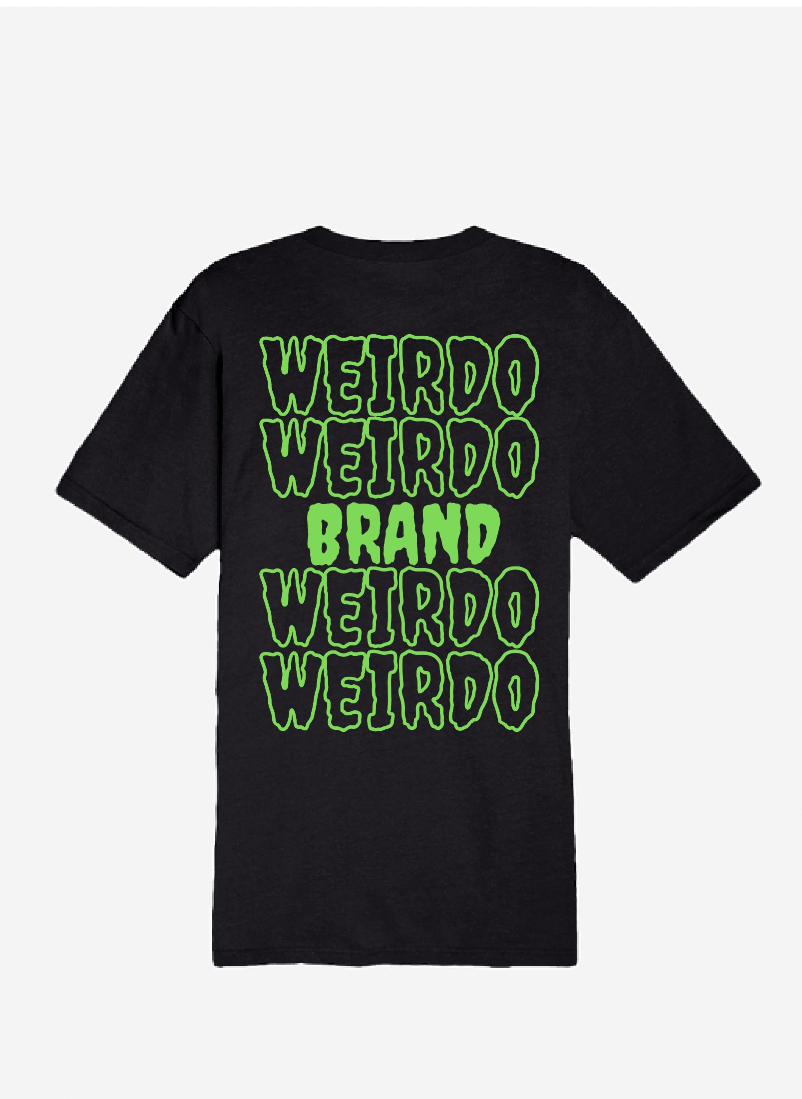 Weirdo Brand-lime back image